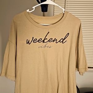 American Apparel - XL - 100% Cotton.  Minor pinhole under neck - Custom